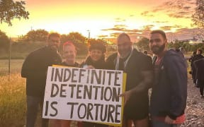 Around 50 people held a protest at Brisbane's immigration detention centre, BITA ( Brisbane Immigration Transit Accommodation), yesterday Sunday, June 11 2023.