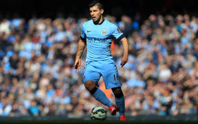 Manchester City striker Sergio Aguero