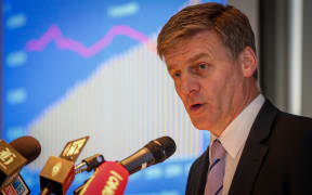 Finance Minister Bill English during the half year economic and fiscal update.