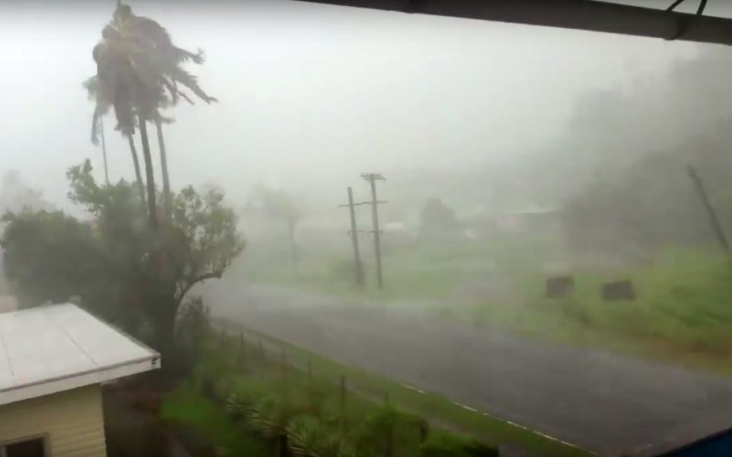 Tropical cyclone Winston hits Taveuni