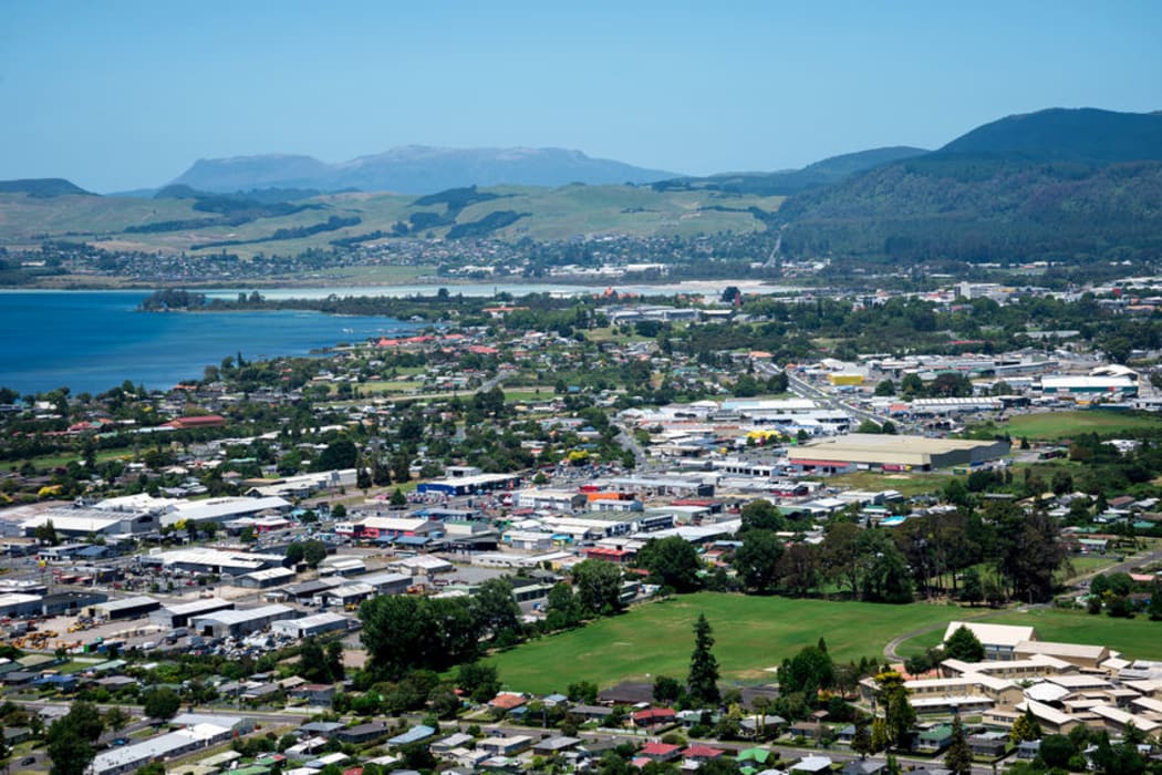 Rotorua city.