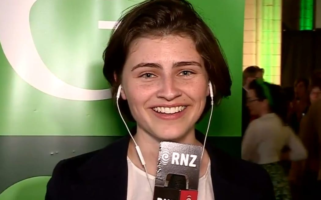 Chloe Swarbrick, 23, looks certain to go to Parliament.