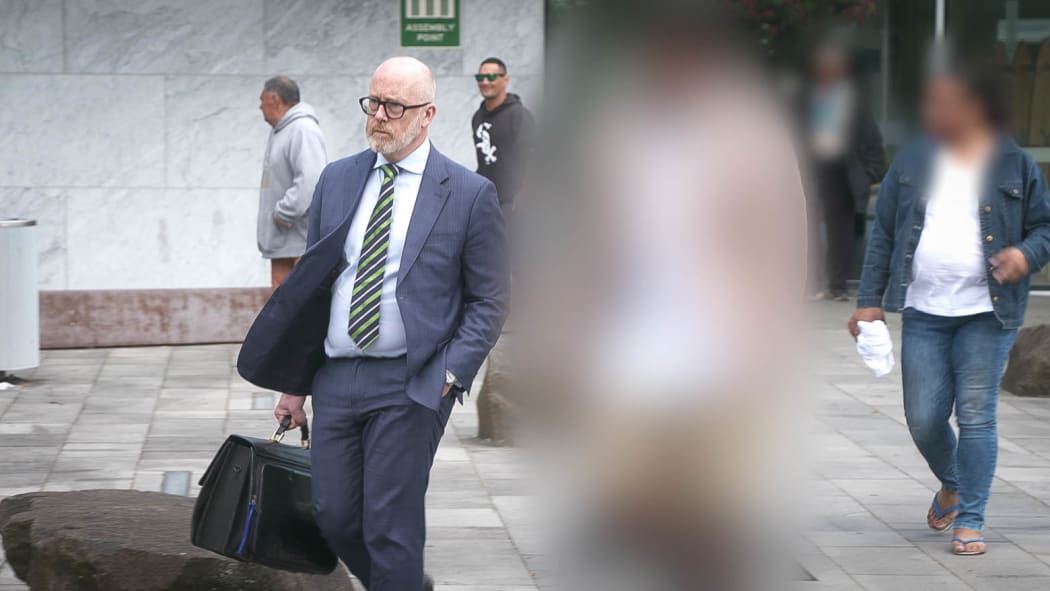 4/12/19 Well known NZ sportsman was at Manukau court facing drug charges.  He and his co-accused have name suppression at date of photo.  DO NOT CAPTION NAME - SUPPRESSED