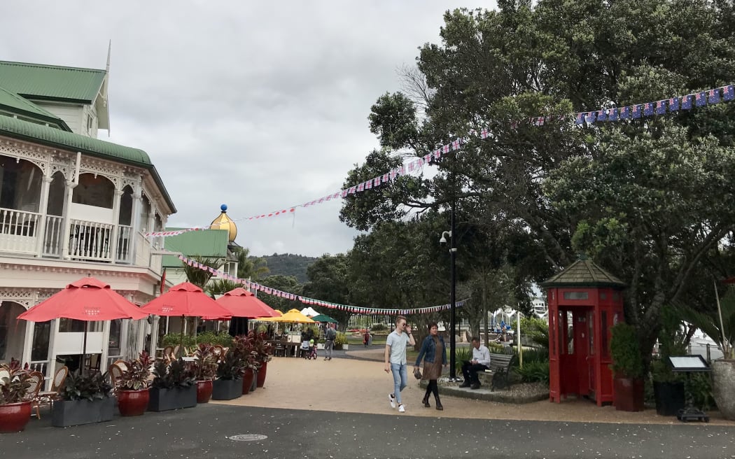 Whangarei waterfront flags for Rugby World Cup