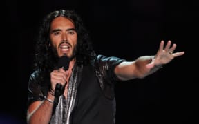 Russell Brand performing at the MTV Music Awards in LA in 2011.