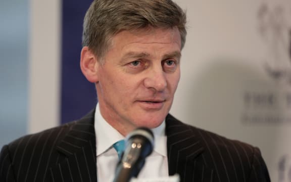 Finance Minister Bill English releasing the Government financial statements.
