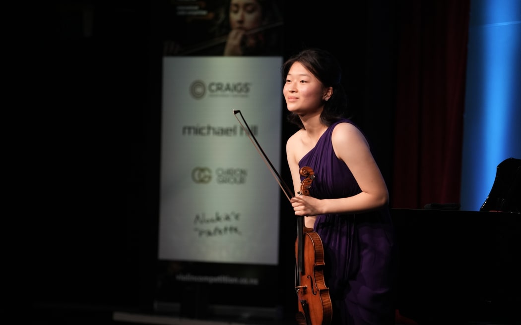 Yeyeong Jenny Jin (South Korea/USA), at the 2023 Michael Hill International Violin Competition.