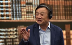 Huawei founder and CEO Ren Zhengfei speaks as he hosts a panel discussion on technology, markets and enterprise in Shenzhen, Guangdong province, on June 17, 2019.