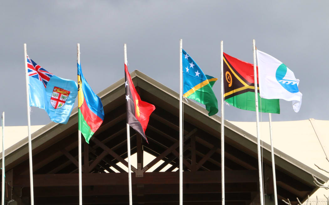 Melanesian Spearhead Group flags