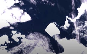 The world's largest iceberg has broken off from Antarctica and is now on the move towards the Southern Ocean as seen in this satellite image.