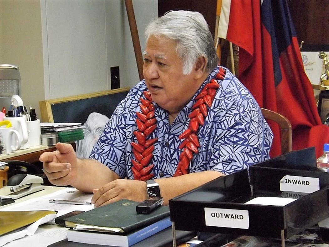 Samoa Prime Minister Tuila'epa Sa'ilele Malielegaoi