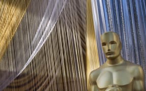 An Oscars statue on the red carpet area on the eve of the 92nd Oscars ceremony at the Dolby Theatre in Hollywood, California.