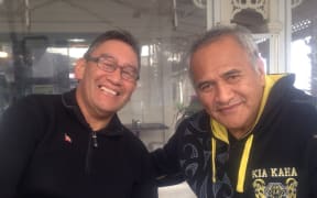 New Māori Party president Tukoroirangi Morgan and Mana Party leader Hone Harawira this morning met face to face to talk about a potential political alliance.
