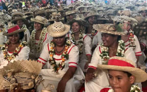 People from French Polynesia's Australes Islands living in Tahiti gather for the Festival Des iles Australes