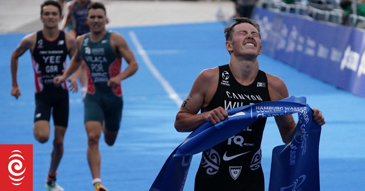 Wilde slår feltet for verdensmesterskapet i triatlon i sprintdistanse i Hamburg