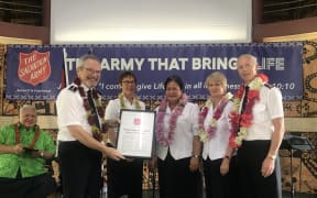 Salvation Army welcomed in Samoa.