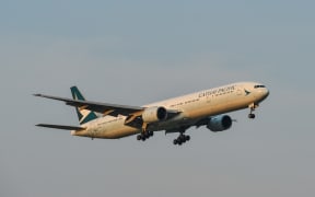 A Boeing 777 aircraft of Cathay Pacific.