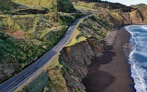 A section of Māhia's Nuhaka Opoutama Road dropped away earlier this year following heavy rainfall. The council say climate change appears to be exacerbating erosion in the area.