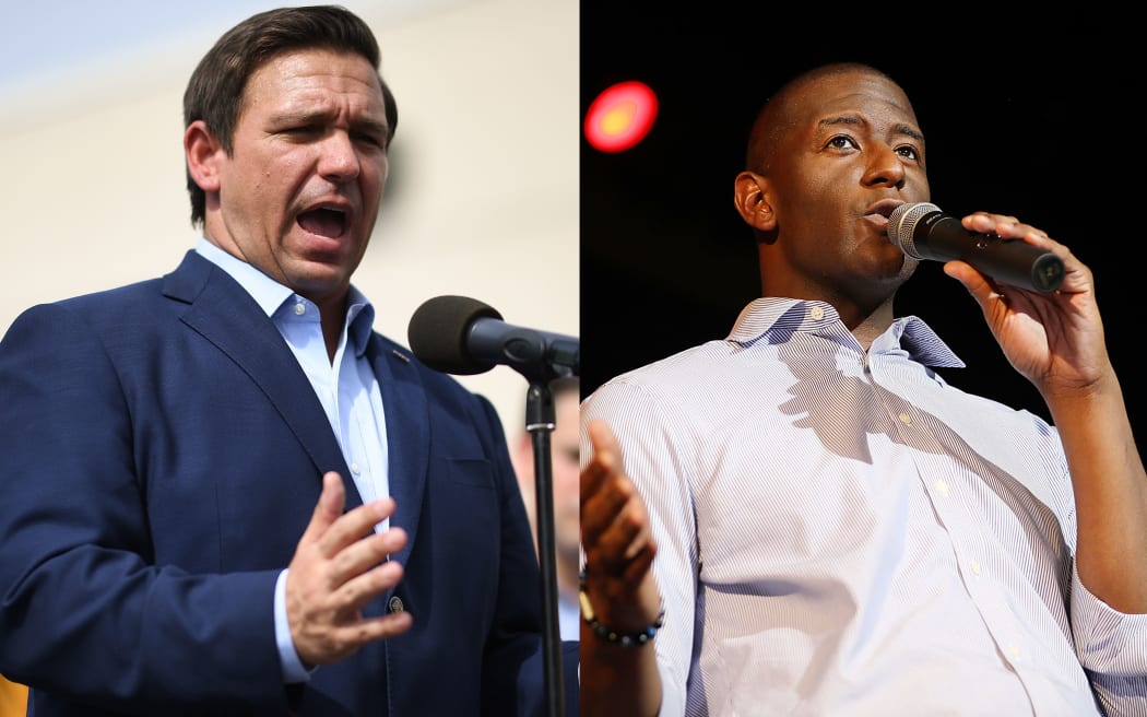 Ron DeSantis (left) and Andrew Gillum are seeking to become Governor of Florida.