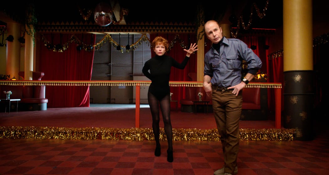 Michelle Williams as Gwen Verdon and Sam Rockwell as Bob Fosse in Fosse/Verdon.