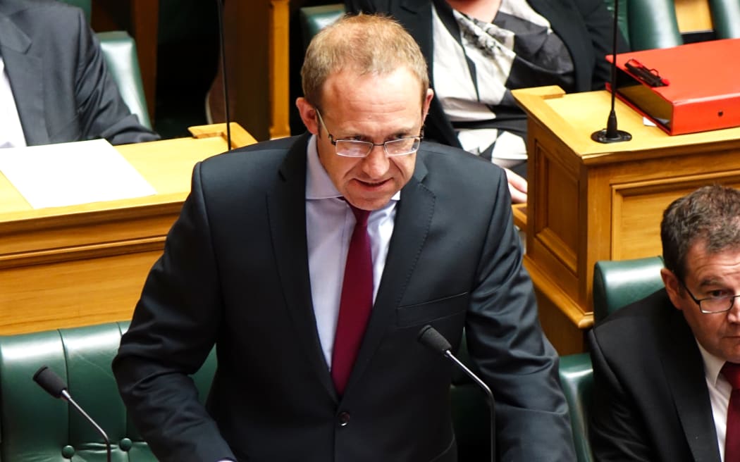 Labour Party leader Andrew Little in question time.