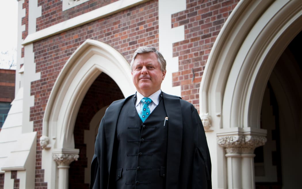 David Jones QC outside the High Court in Auckland.