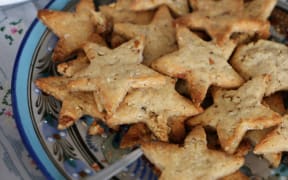 Star cookies baked with love