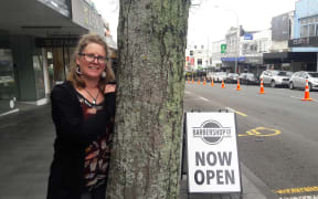 Janes Gallery framing consultant Helen McLorinan says the alder trees look great but cause more trouble than it's worth.