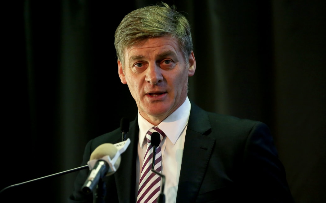 Bill English giving the pre-budget speech to the Wellington Chamber of Commerce.