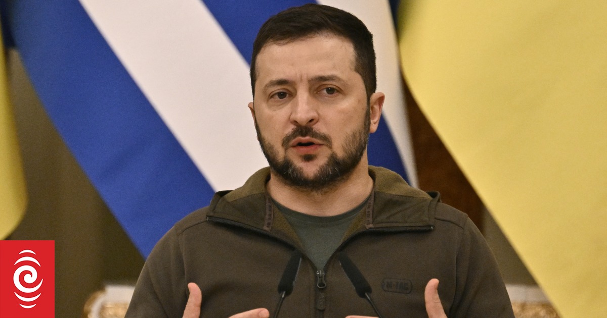 Watch live: Ukrainian President Volodymyr Zelensky addresses New Zealand Parliament