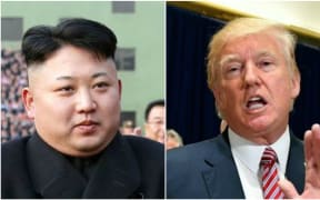 North Korean leader Kim Jong-un and US President Donald Trump