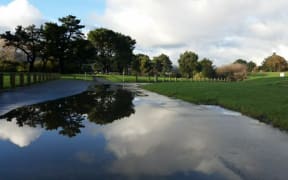 Parts of Lower Hutt are still water-logged after yesterday's deluge.