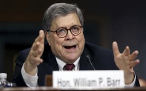 Attorney General William Barr testifies during a Senate Judiciary Committee hearing on Capitol Hill in Washington, Wednesday, May 1, 2019, on the Mueller Report.