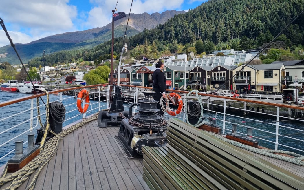 A celebratory excursion was held for the 110th birthday of the TSS Earnslaw, in Queenstown's Lake Whakatipu.