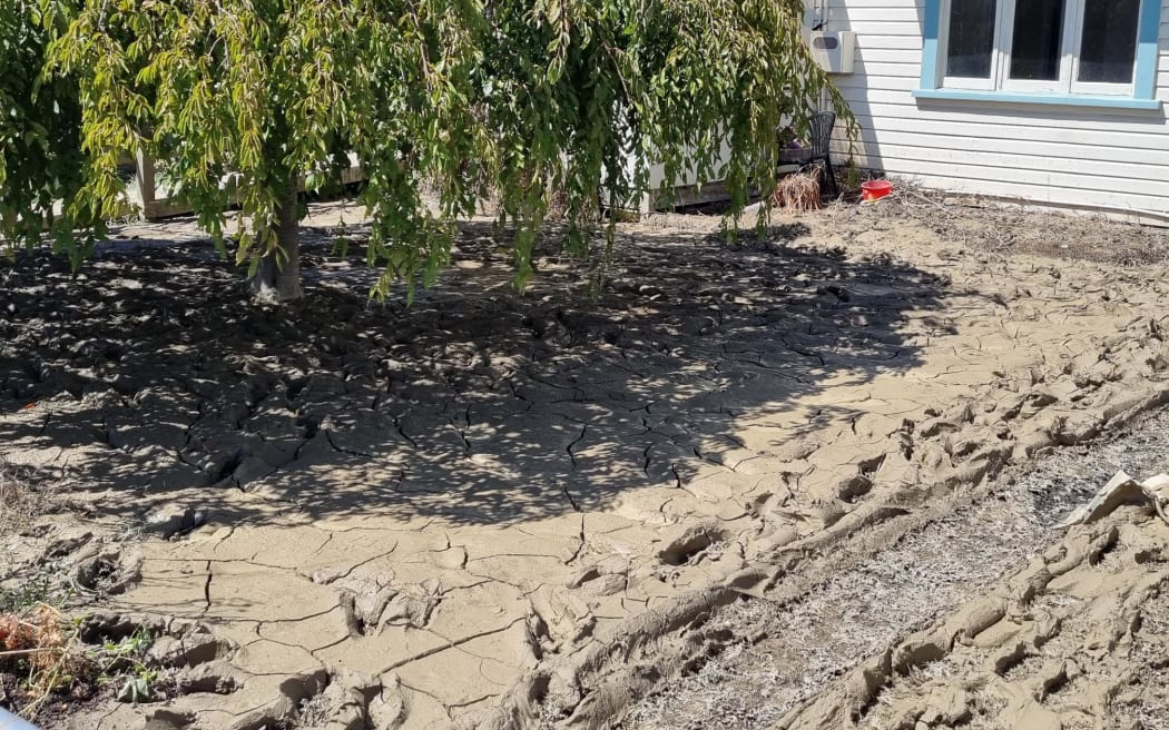 Flood damage in Wairoa following Cyclone Gabrielle.