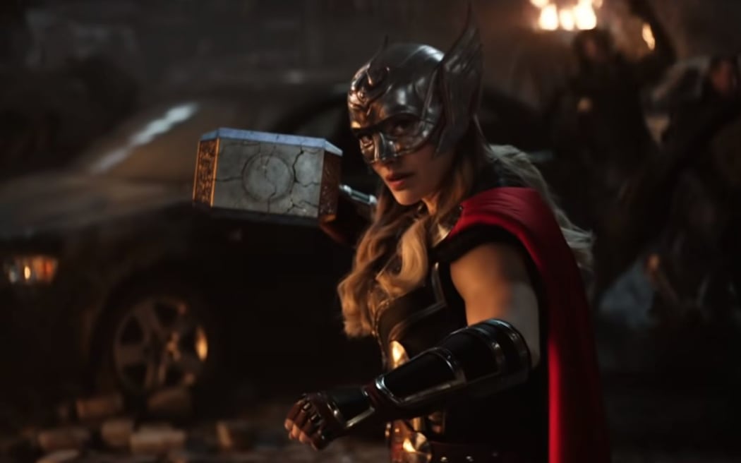 Natalie Portman in Thor: Love and Thunder.