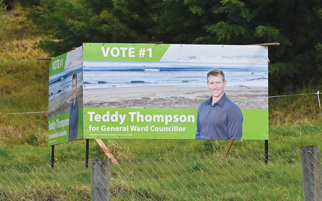 Thompson has previously worked for the council as a roading network manager. He now hopes to be seated at the table as a councillor.