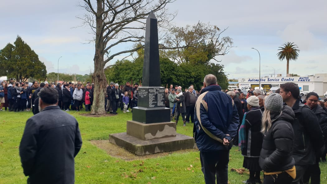 British troops who fell in battle were also remembered at a service at the Waitara Military Cemetery.