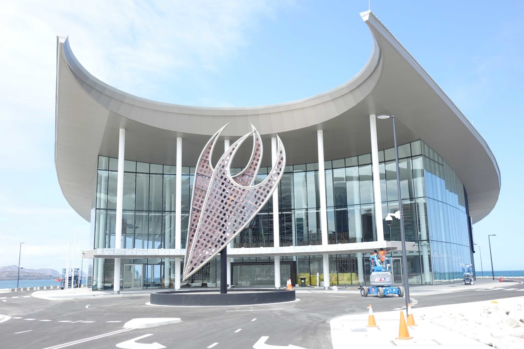The newly built APEC Haus in Papua New Guinea's capital Port Moresby which is to host the 2018 APEC Leaders Summit in mid-November.