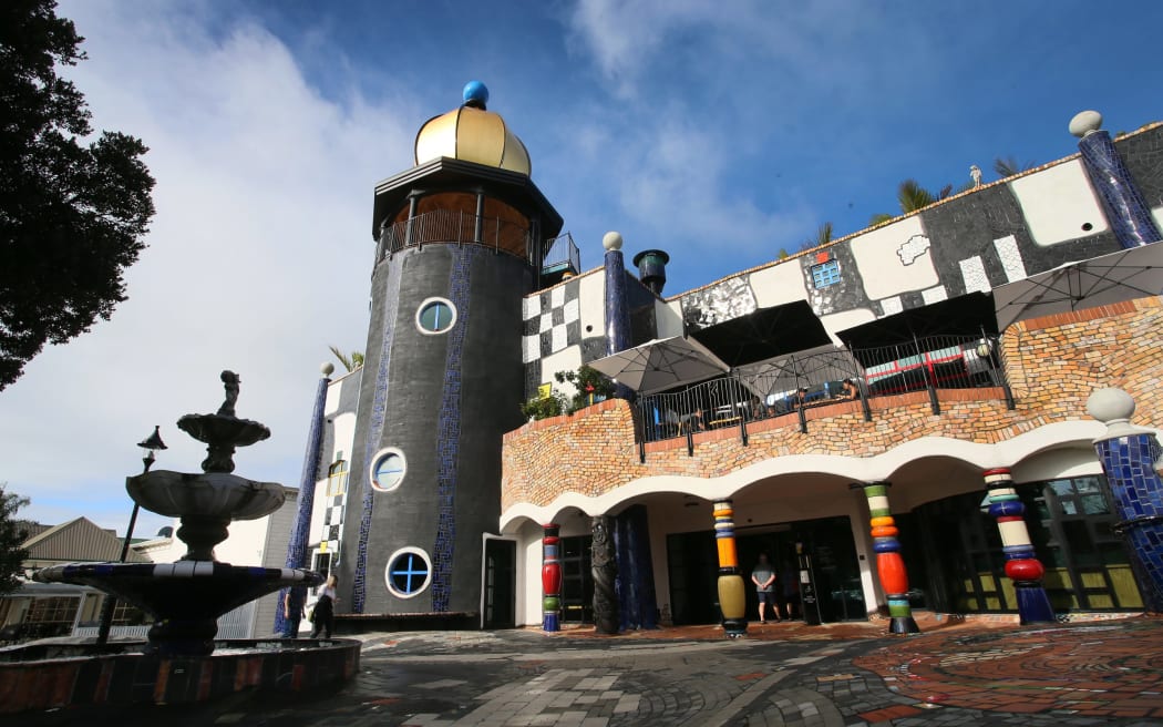 Whangārei's Hundertwasser Art Centre with Wairau Māori Art Gallery.