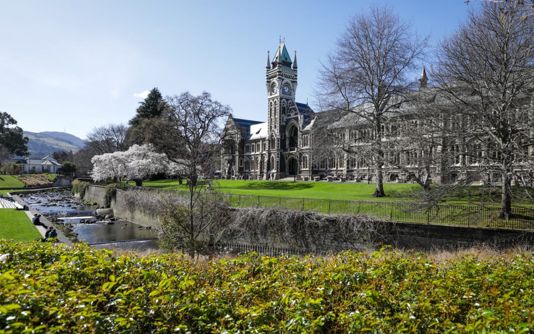 Clock tower building on campus