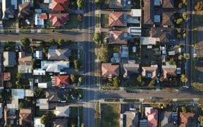 suburban housing aerial