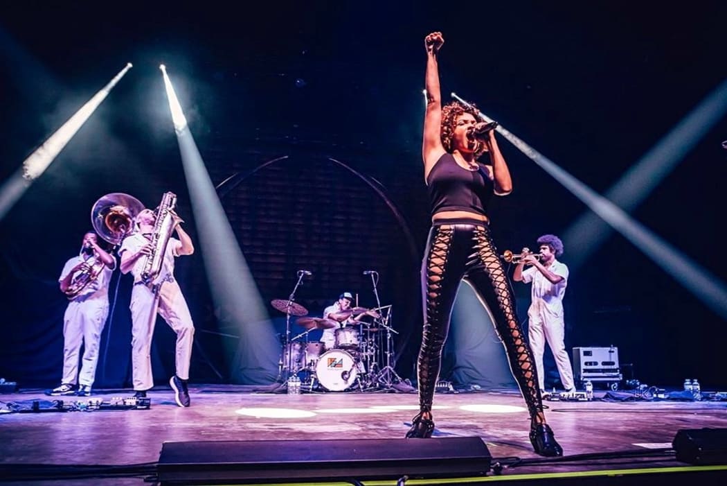 Brass Against's Brad Hammonds on their politicallycharged anthems RNZ