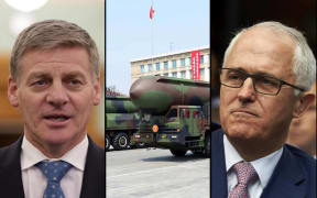 Bill English, Malcolm Turnbull, North Korea ballistic missiles
