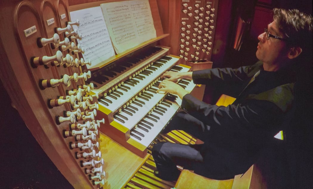 Michael Stewart at the Auckland Town Hall Organ