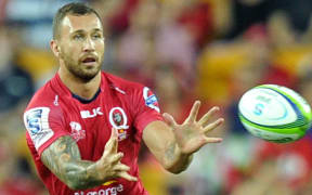 The Queensland Reds' first-five Quade Cooper.