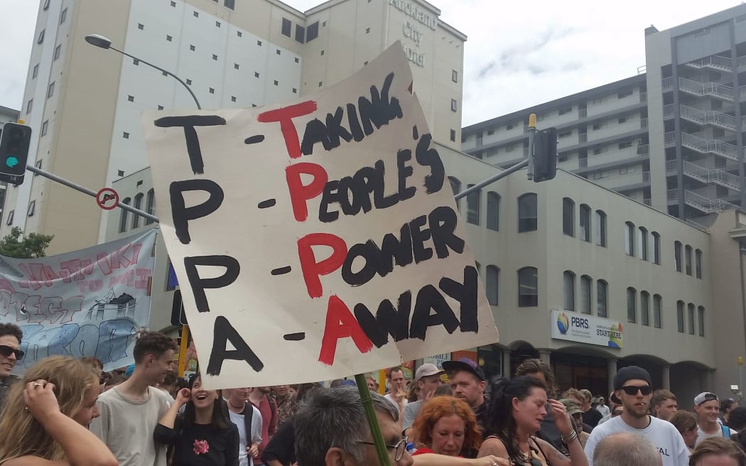 TPP protesters