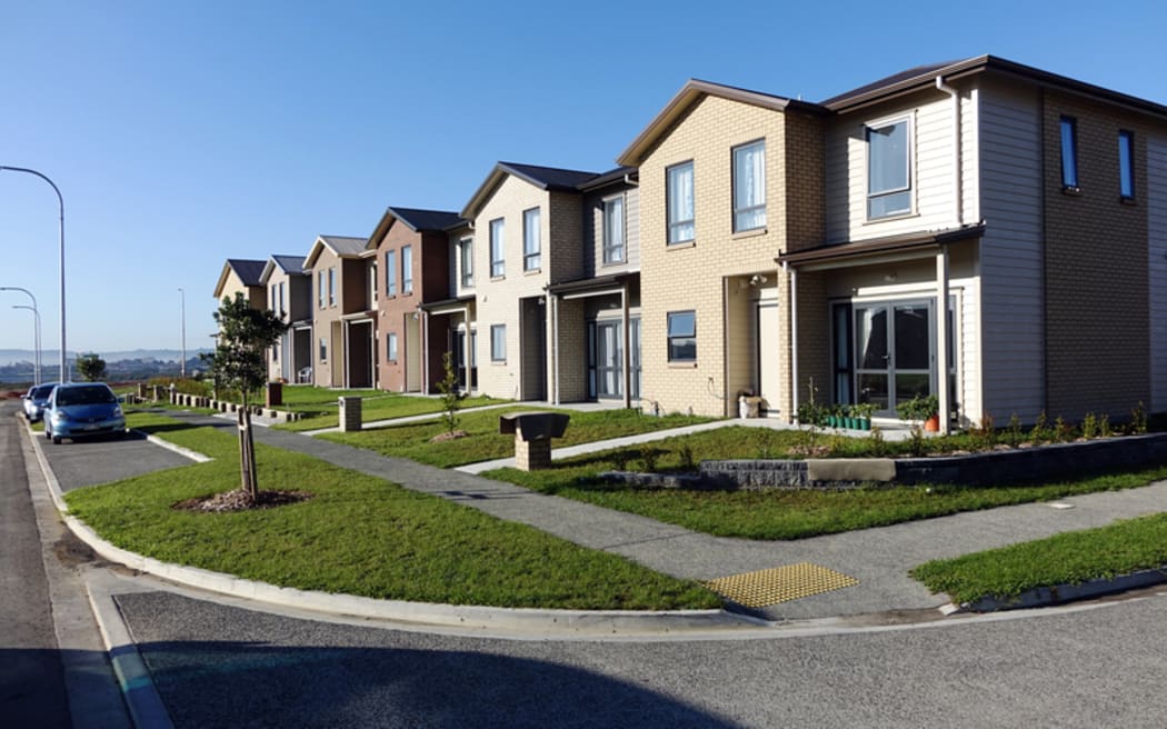Homes at the Waimahia development in Weymouth in Auckland.