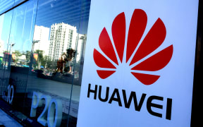Huawei logo. (File)