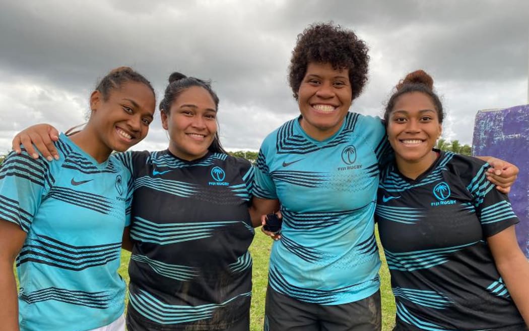 Fijiana 15 team at training in Suva.